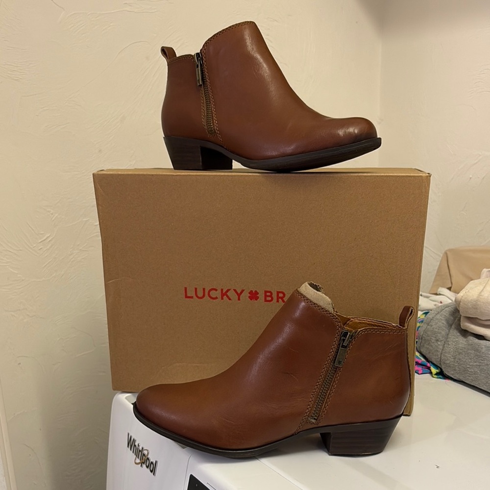 Lucky Brand Brown Ankle Boots for Women